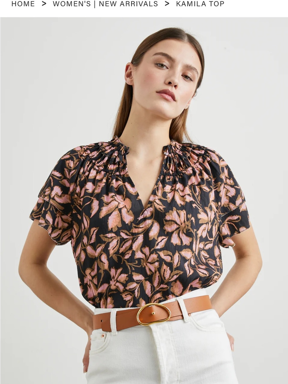 Rails Kamila top in Jasmine